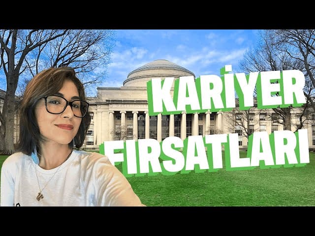 MIT ve Dünyanın En İyi Üniversitelerinde Farklı Bir Kariyer Fırsatı